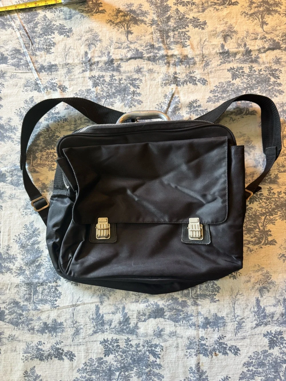Black Men's briefcase backpack Bag